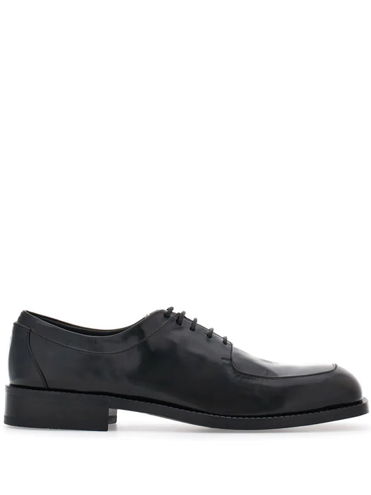 Ferragamo square-toe derby shoes