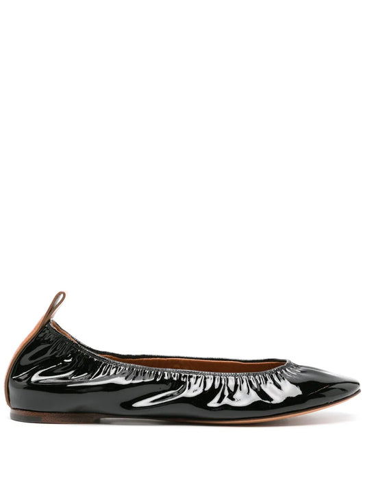 Lanvin patent leather ballerina shoes