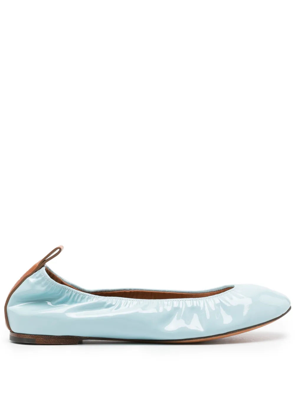 Lanvin patent leather ballerina shoes
