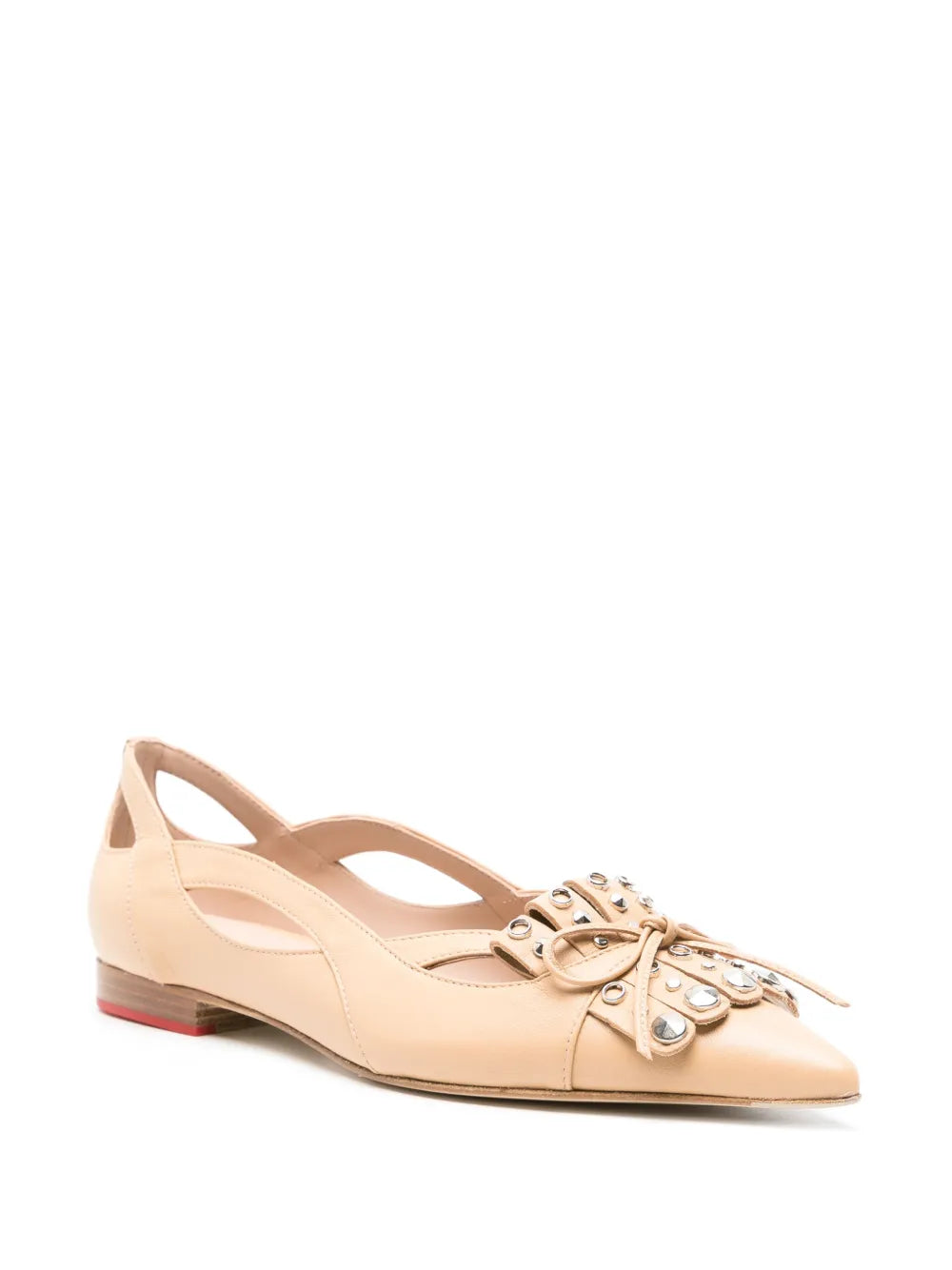 Scarosso x Paula Cademartori leather ballerina shoes