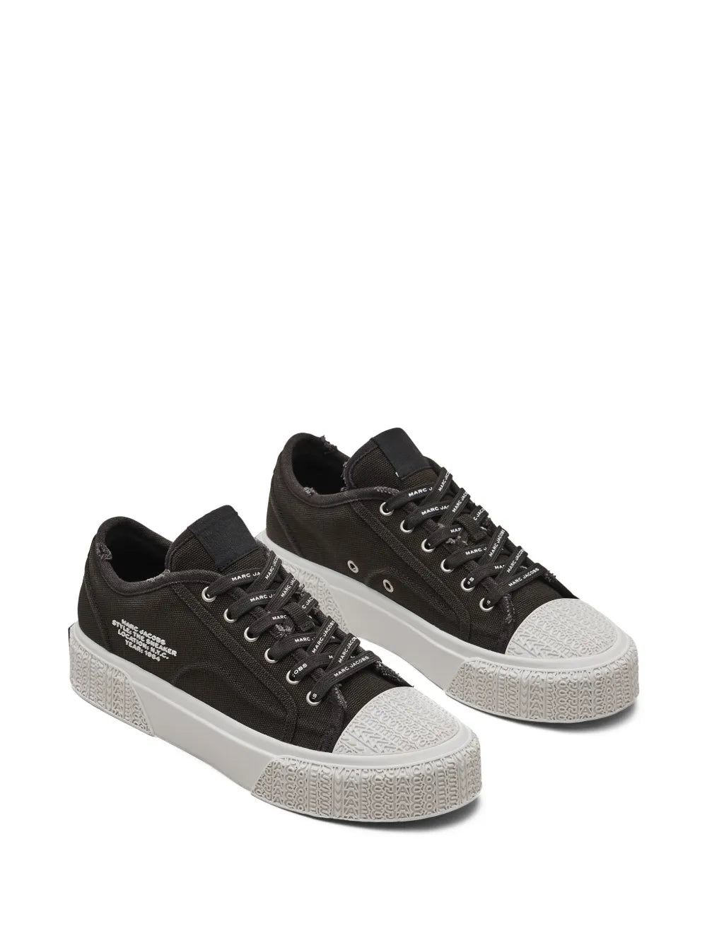Marc Jacobs distressed canvas sneakers