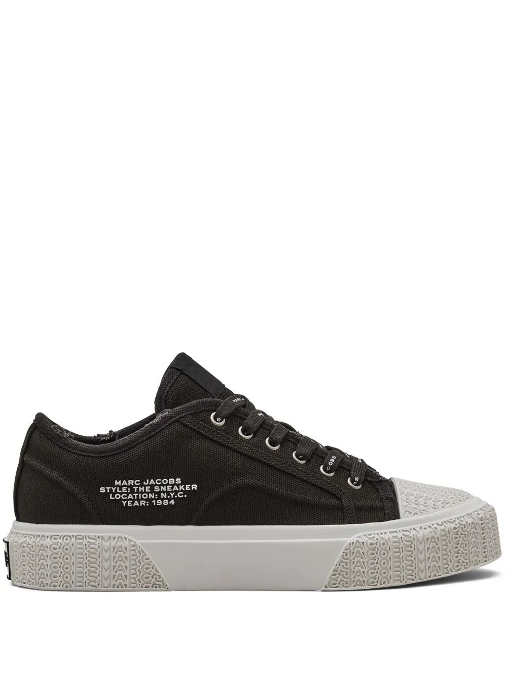 Marc Jacobs distressed canvas sneakers