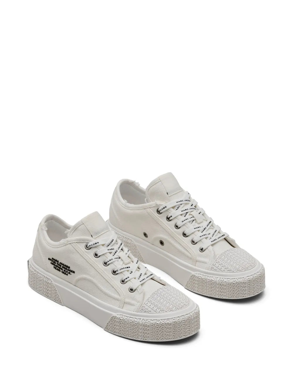 Marc Jacobs distressed canvas sneakers