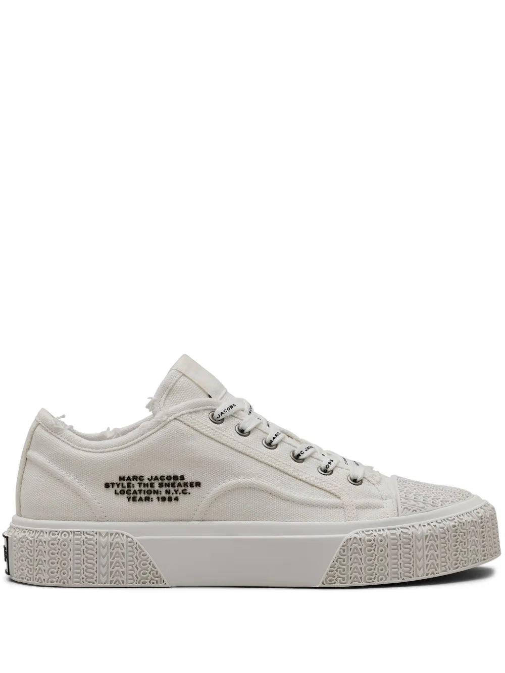 Marc Jacobs distressed canvas sneakers