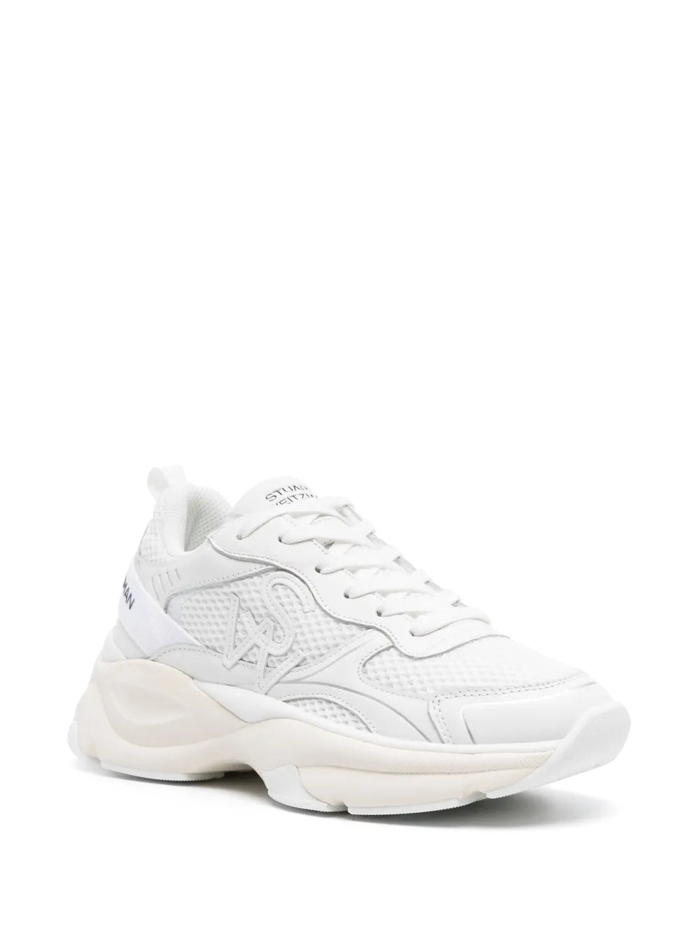 Stuart Weitzman logo-patch mesh chunky sneakers