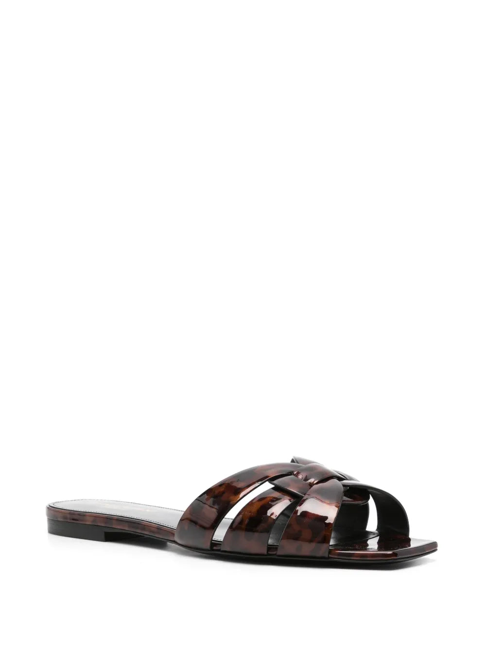 Saint Laurent Tribute tortoiseshell-effect slides
