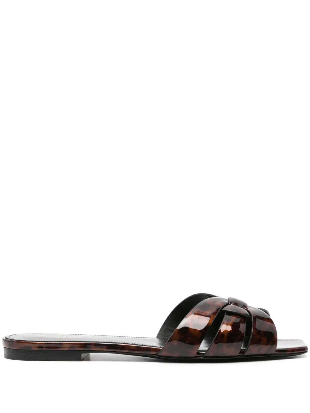 Saint Laurent Tribute tortoiseshell-effect slides