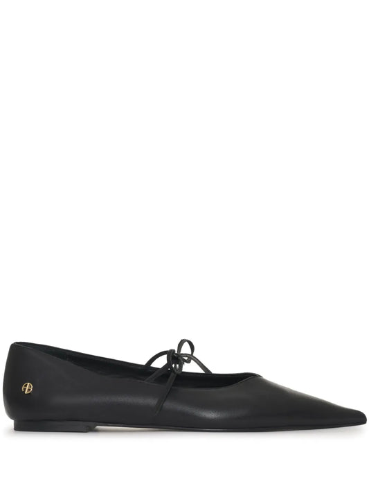 ANINE BING Nikki leather ballerina shoes