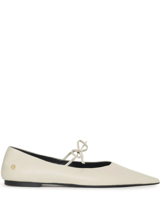 ANINE BING Nikki leather ballerina shoes