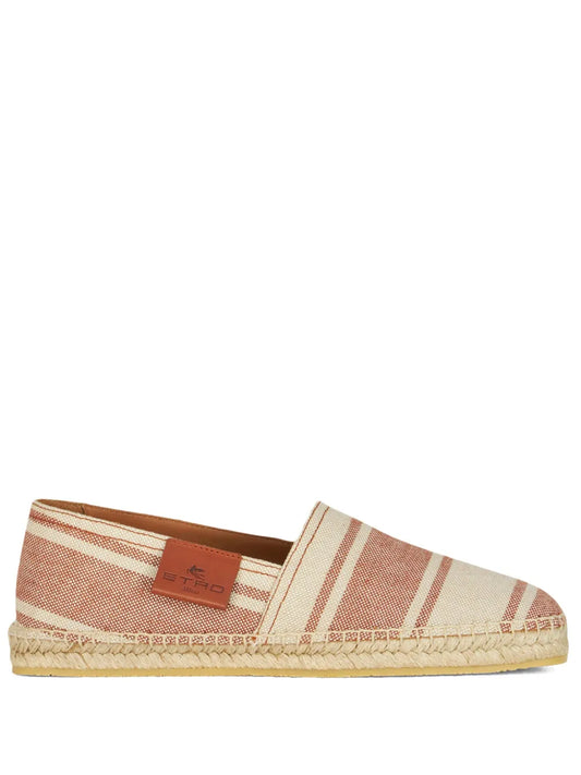 ETRO striped canvas espadrilles