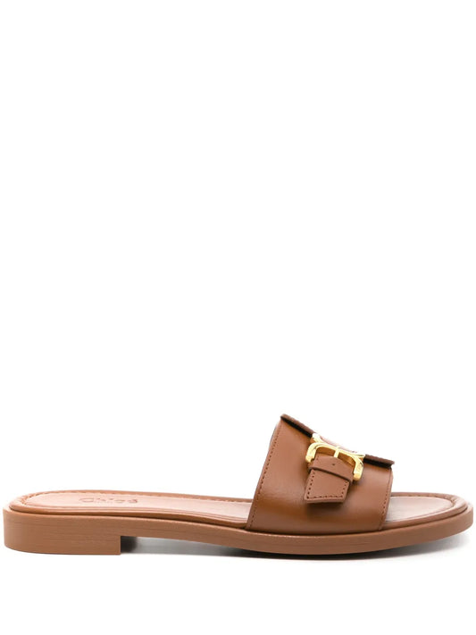 Chloé Marcie leather slides