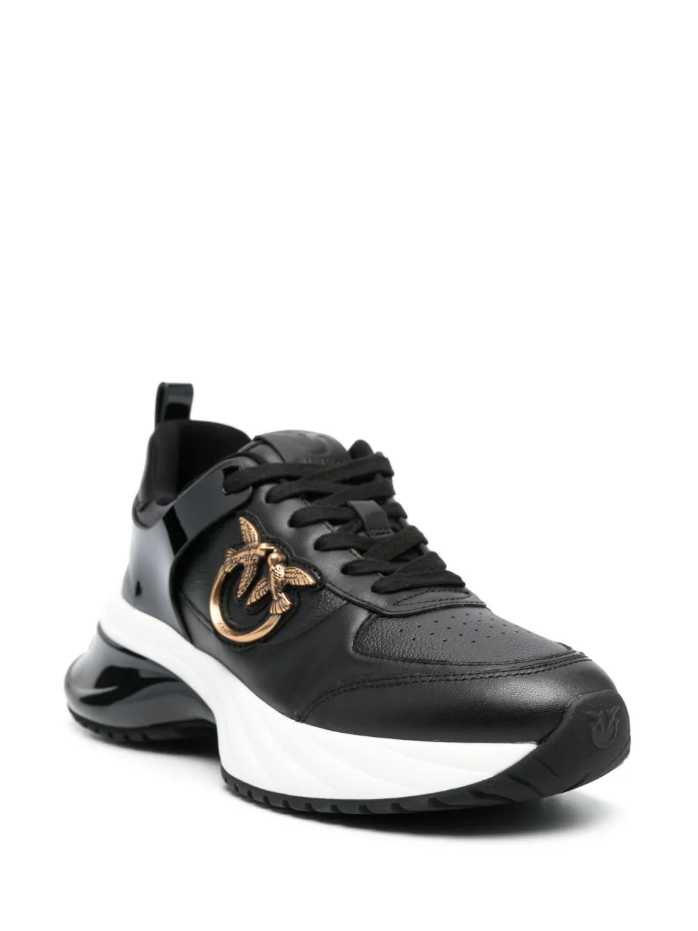 PINKO Ariel Love Birds-plaque sneakers