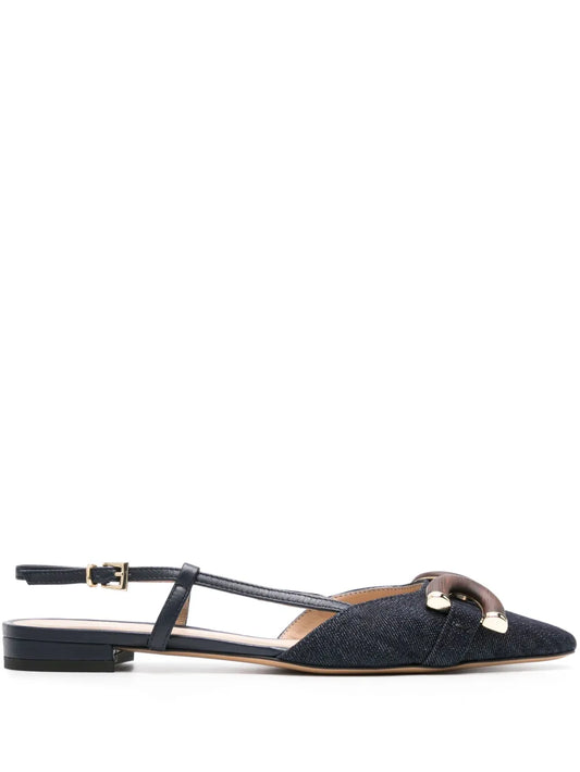 Roberto Festa Cally denim ballerina shoes