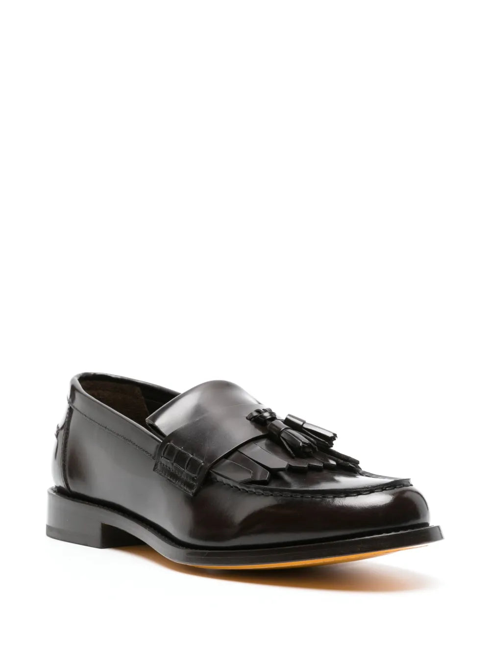 Doucal's tassel-detail leather loafers