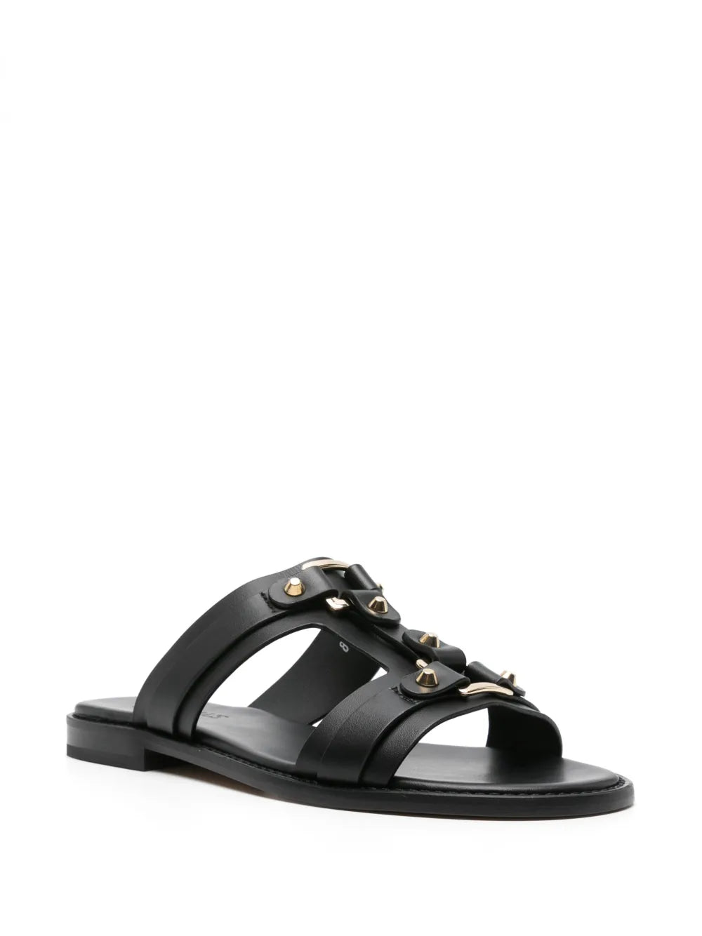 Doucal's strap-detailing leather slides