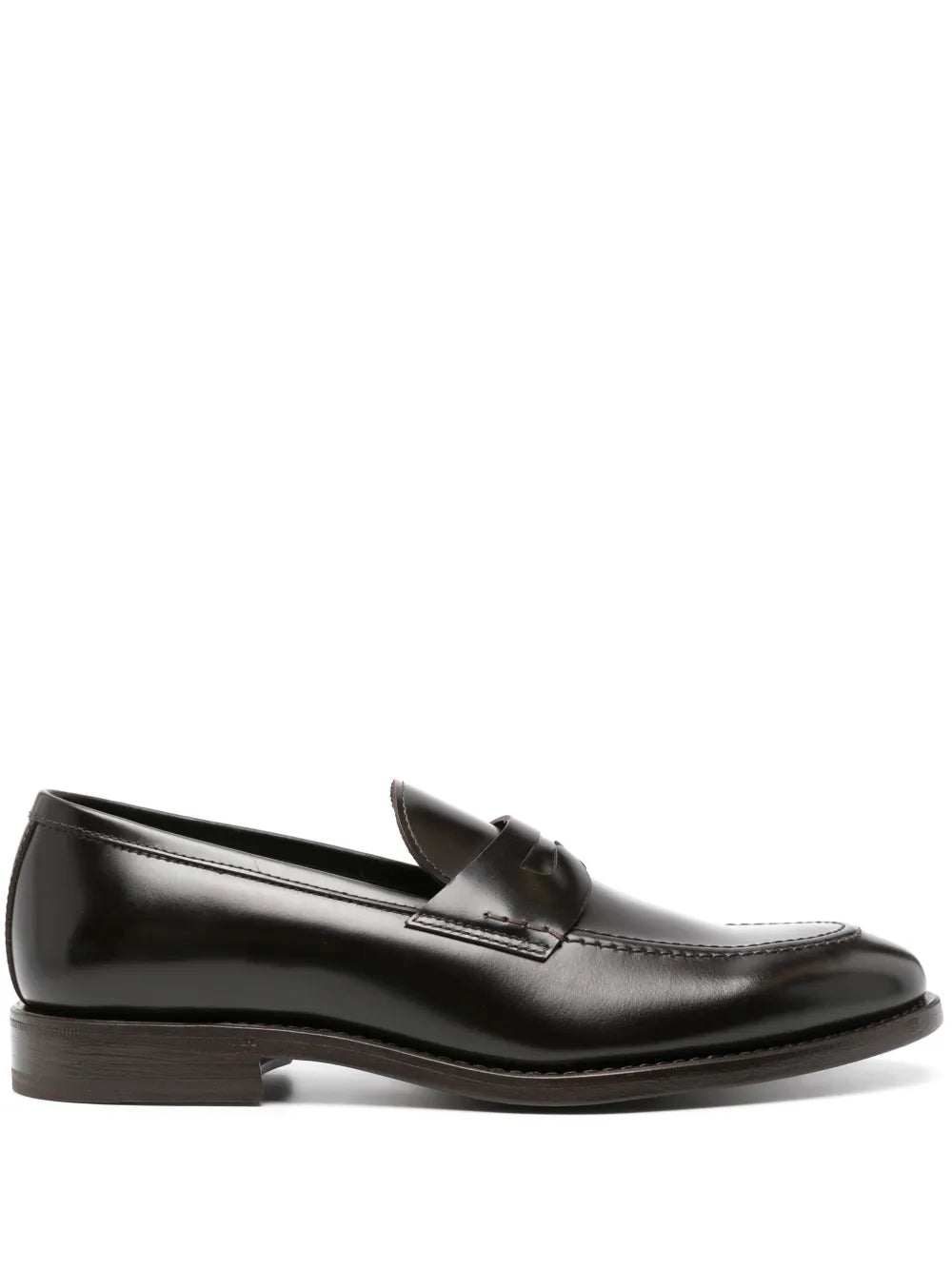 Henderson Baracco leather penny loafers