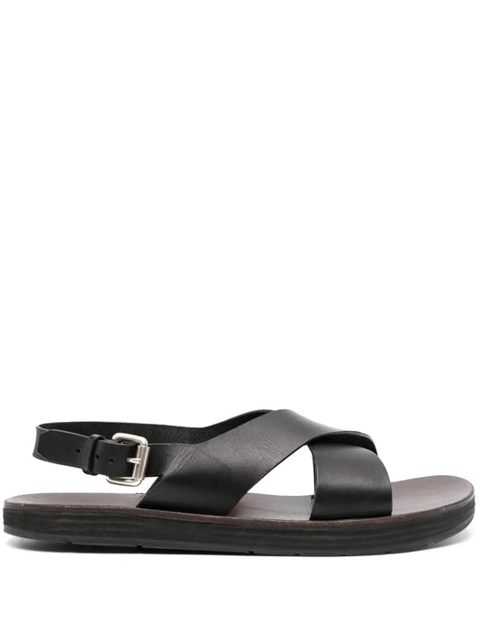 Premiata crossover-strap leather sandals