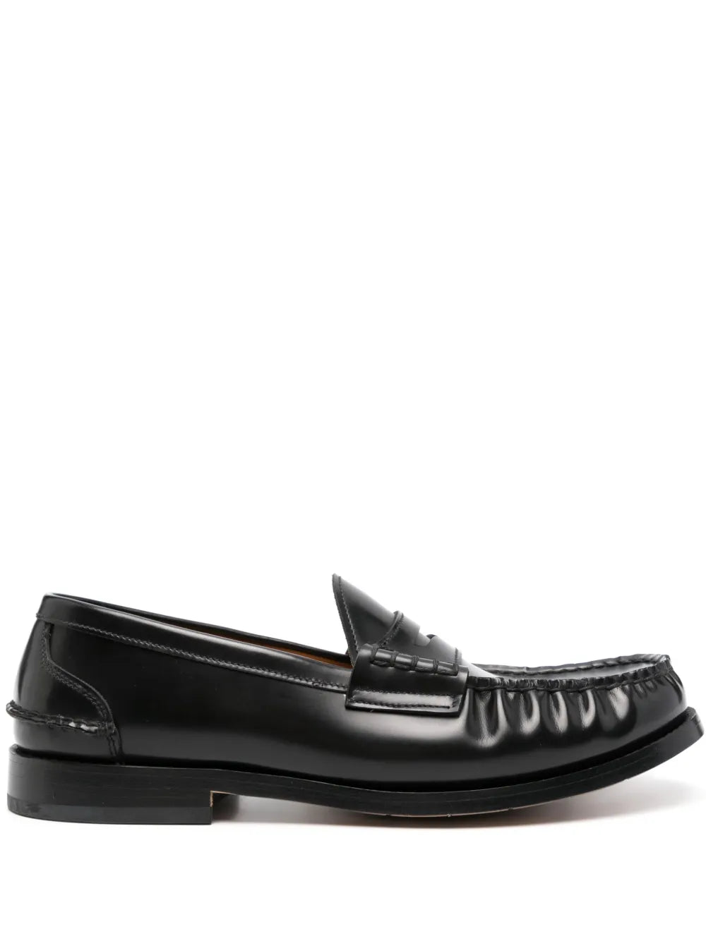 Premiata penny-slot leather loafers
