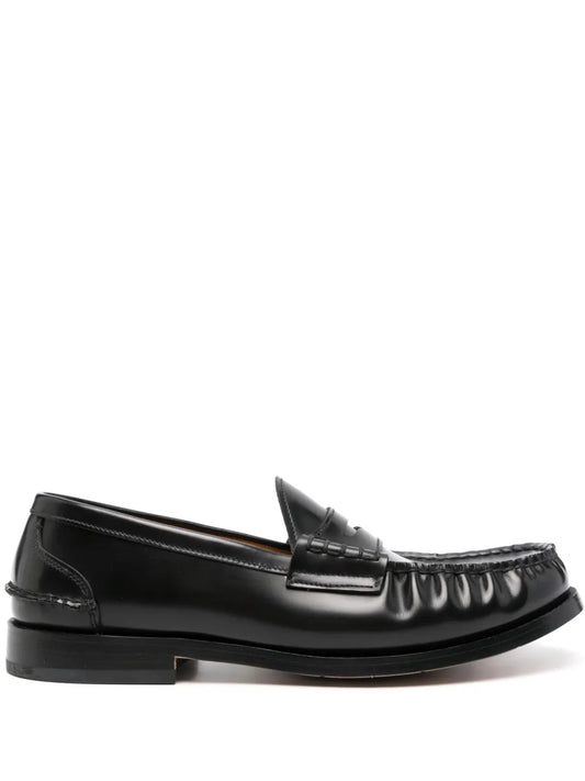 Premiata penny-slot leather loafers