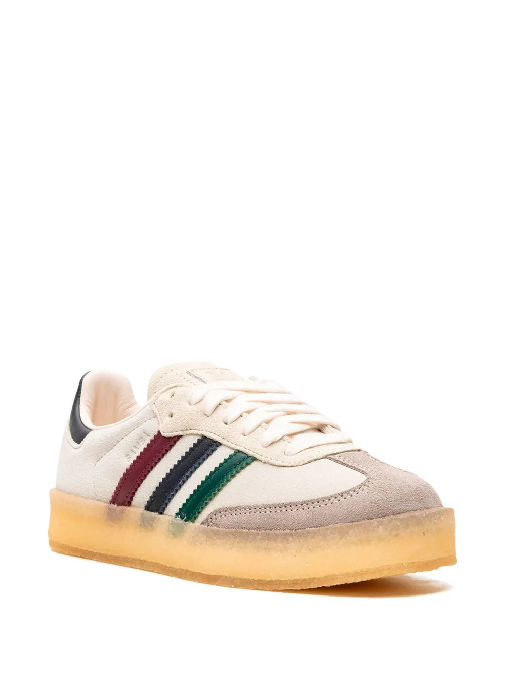 adidas x Kith x Clarks Samba "Kithmas - Multi-Color Stripes" sneakers