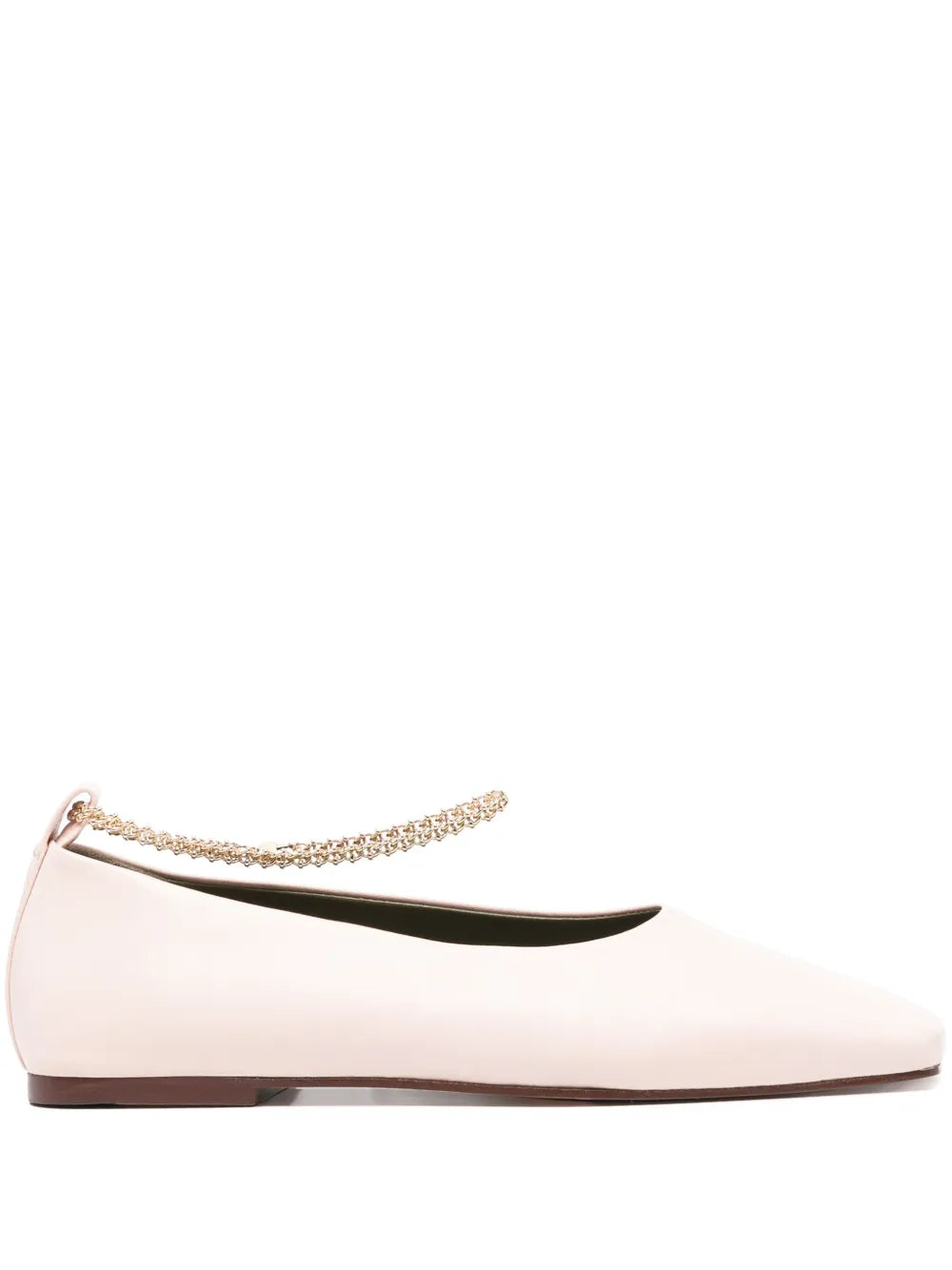 MARIA LUCA Augusta leather ballerina shoes