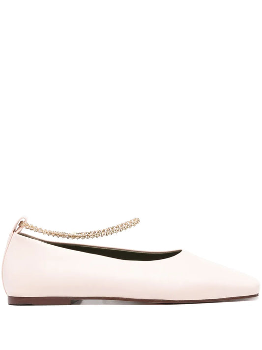 MARIA LUCA Augusta leather ballerina shoes