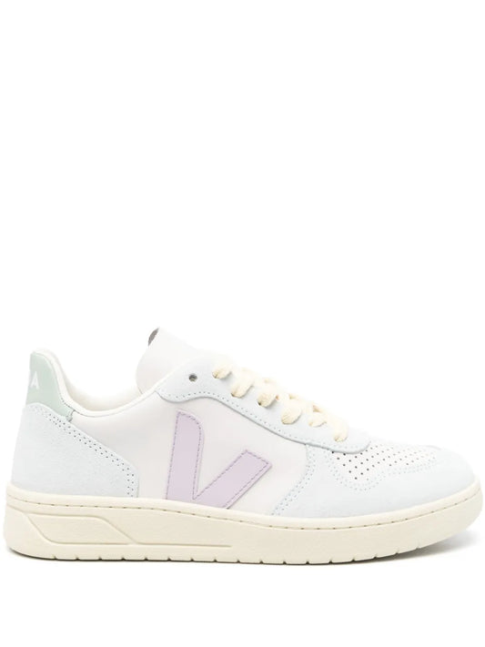 VEJA V-10 ChromeFree® leather sneakers