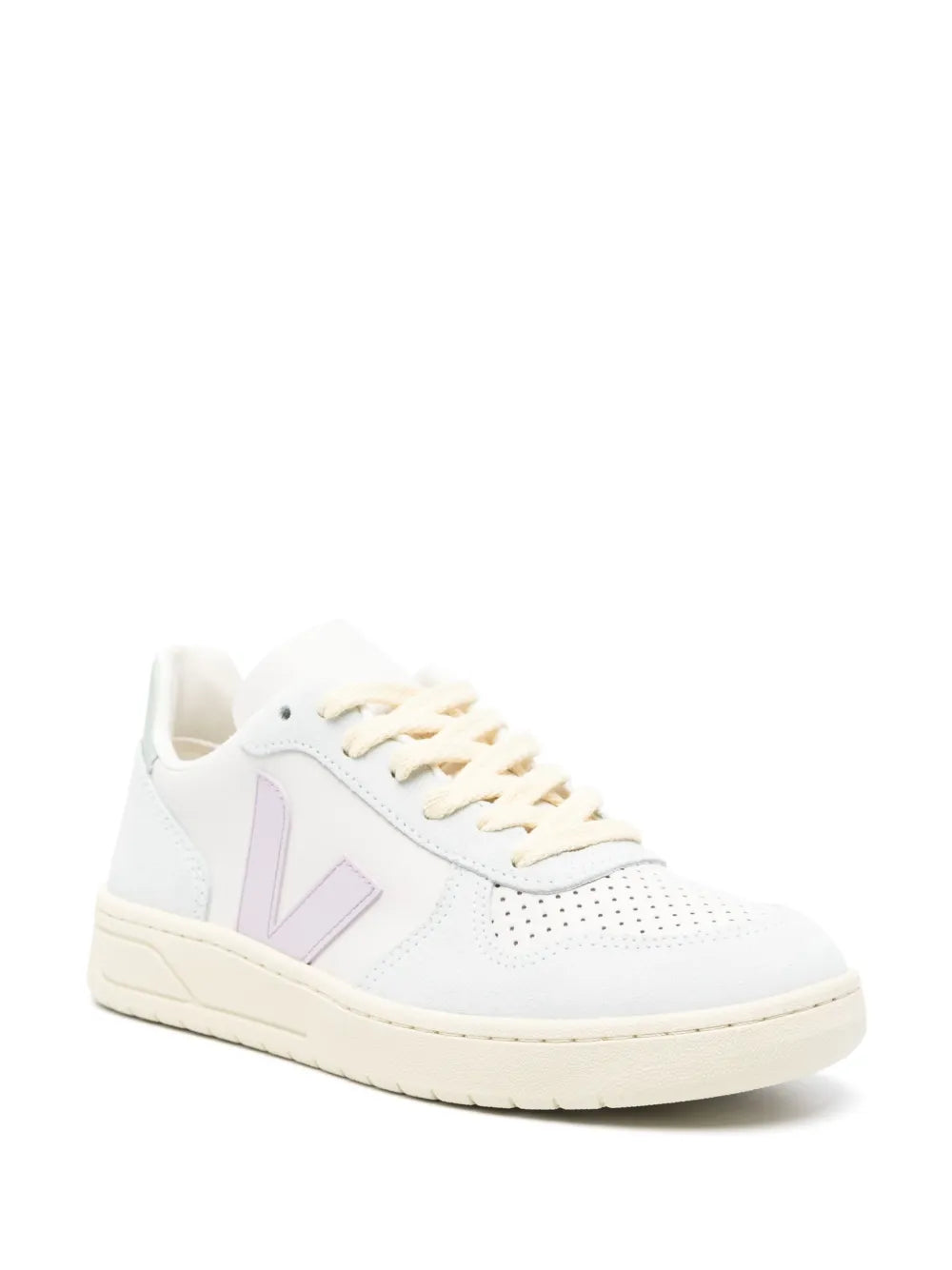 VEJA V-10 ChromeFree® leather sneakers