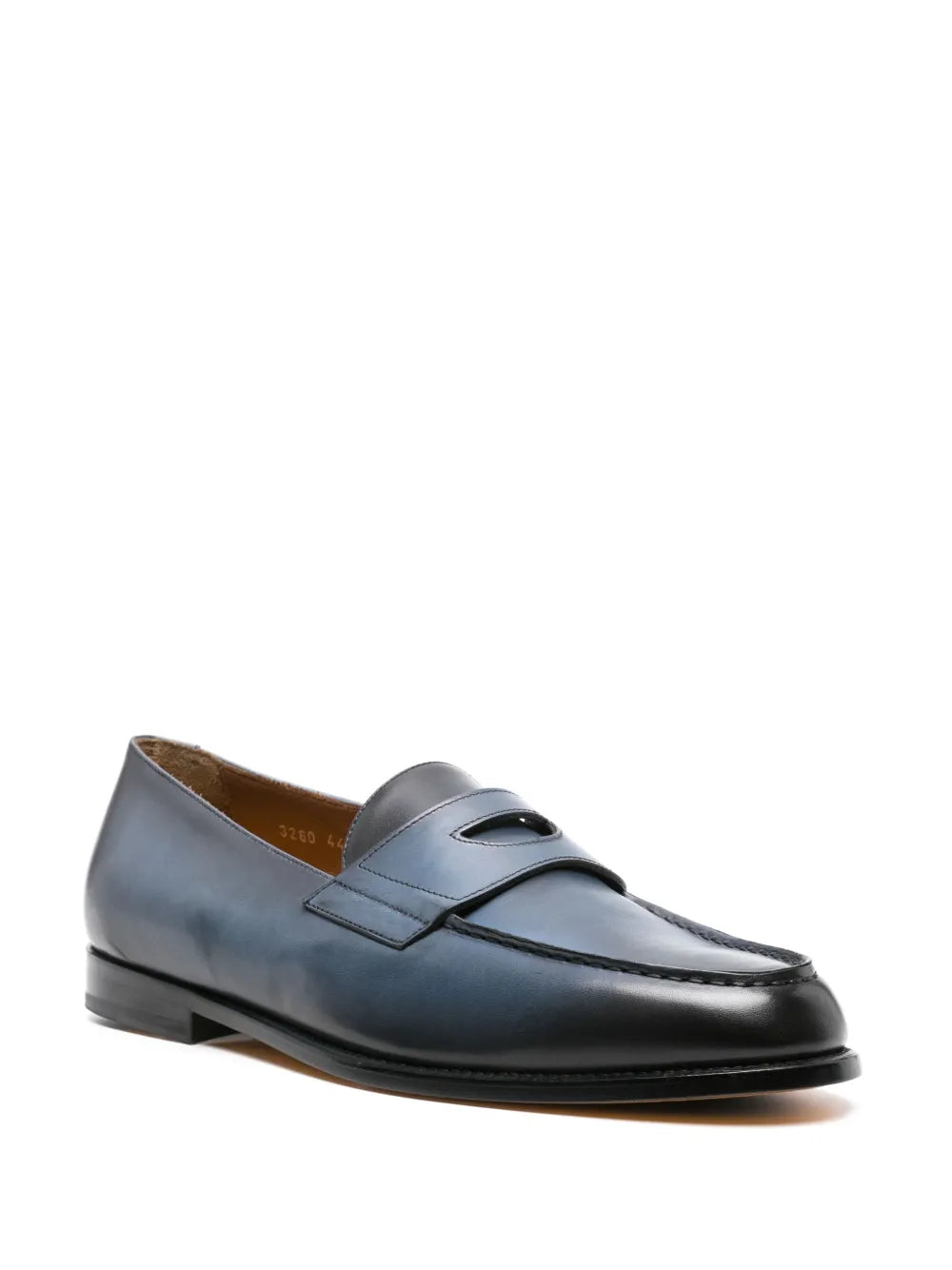 Doucal's penny-slot leather loafers