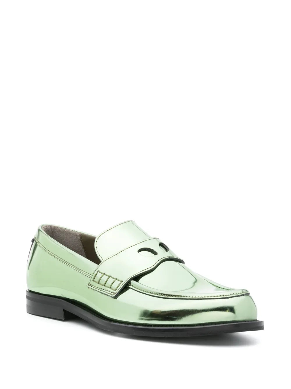 GCDS Wirdo patent-leather loafers