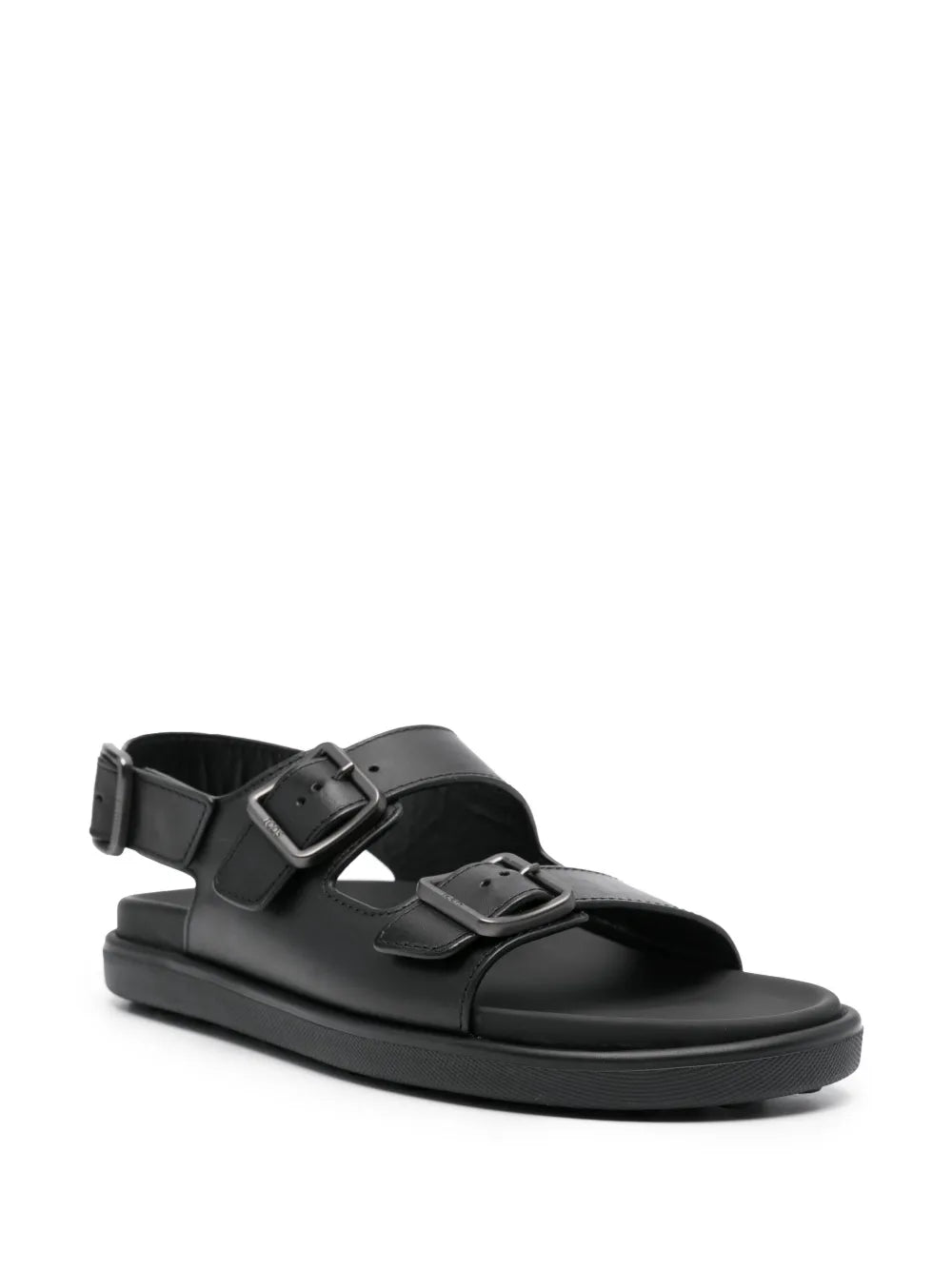 Tod's engraved-logo leather sandals
