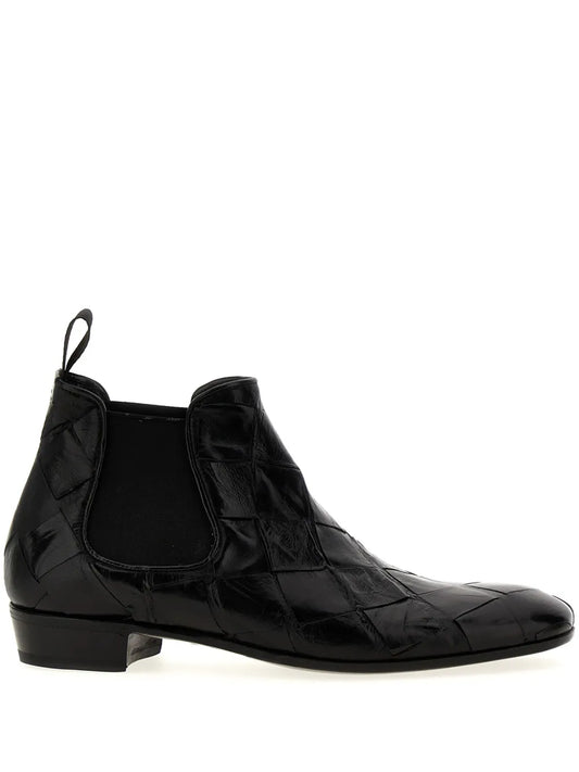 Lidfort interwoven ankle boots