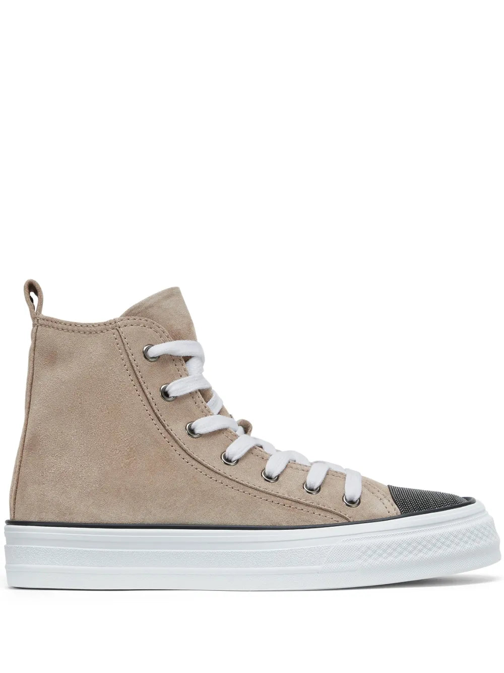 Brunello Cucinelli panelled lace-up sneakers