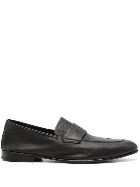 Zegna L'Asola leather loafers
