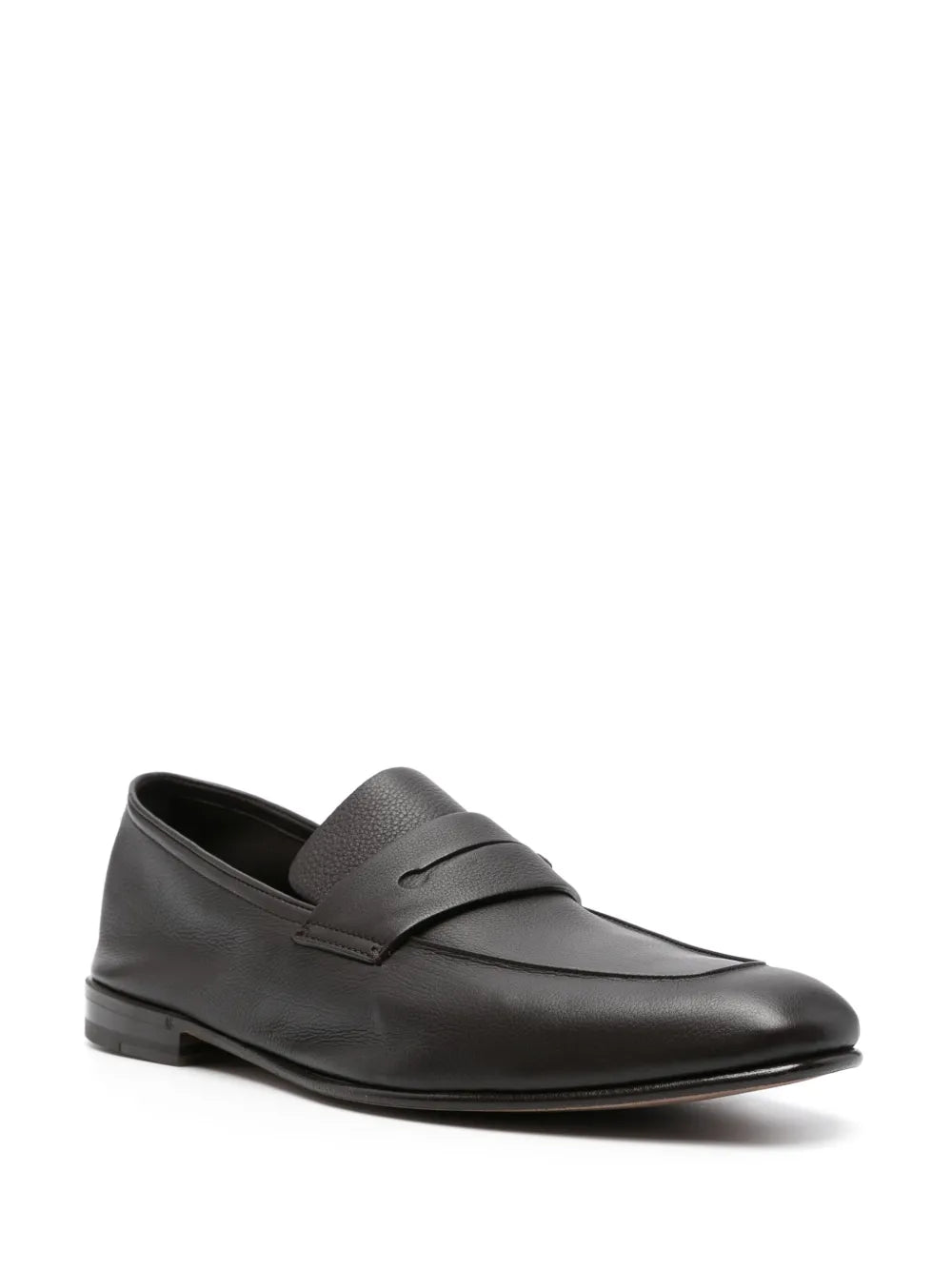 Zegna L'Asola leather loafers