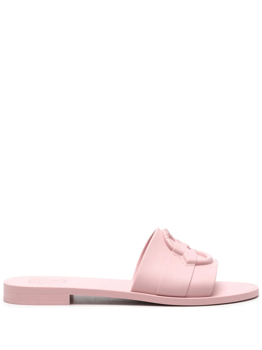 Moncler Mon logo-embossed slides