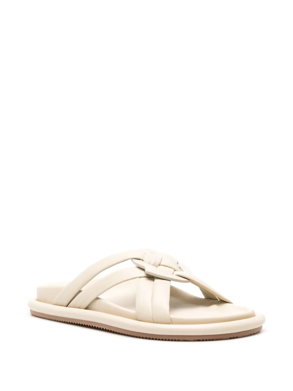 Moncler Bell interwoven-straps slides