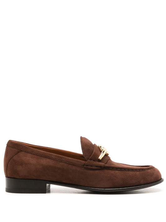 Valentino Garavani VLogo Signature suede loafers
