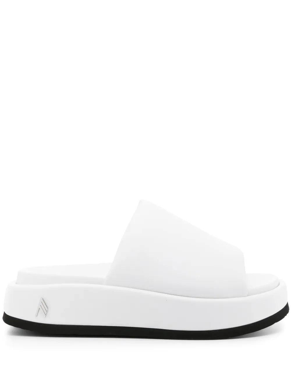 The Attico Mia leather flatform slides