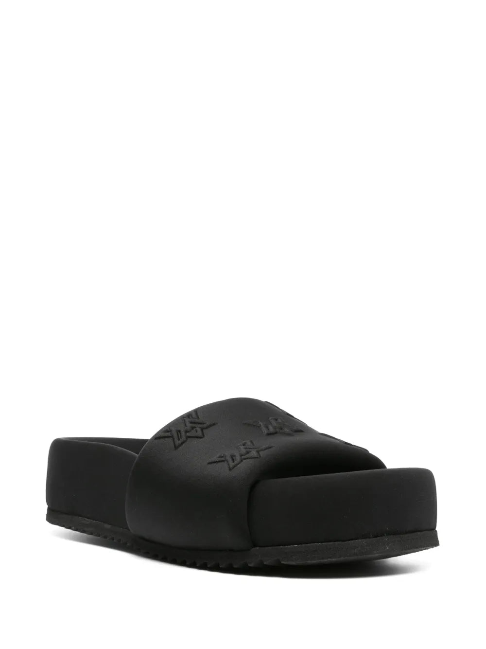 Vic Matie logo-embossed padded slides