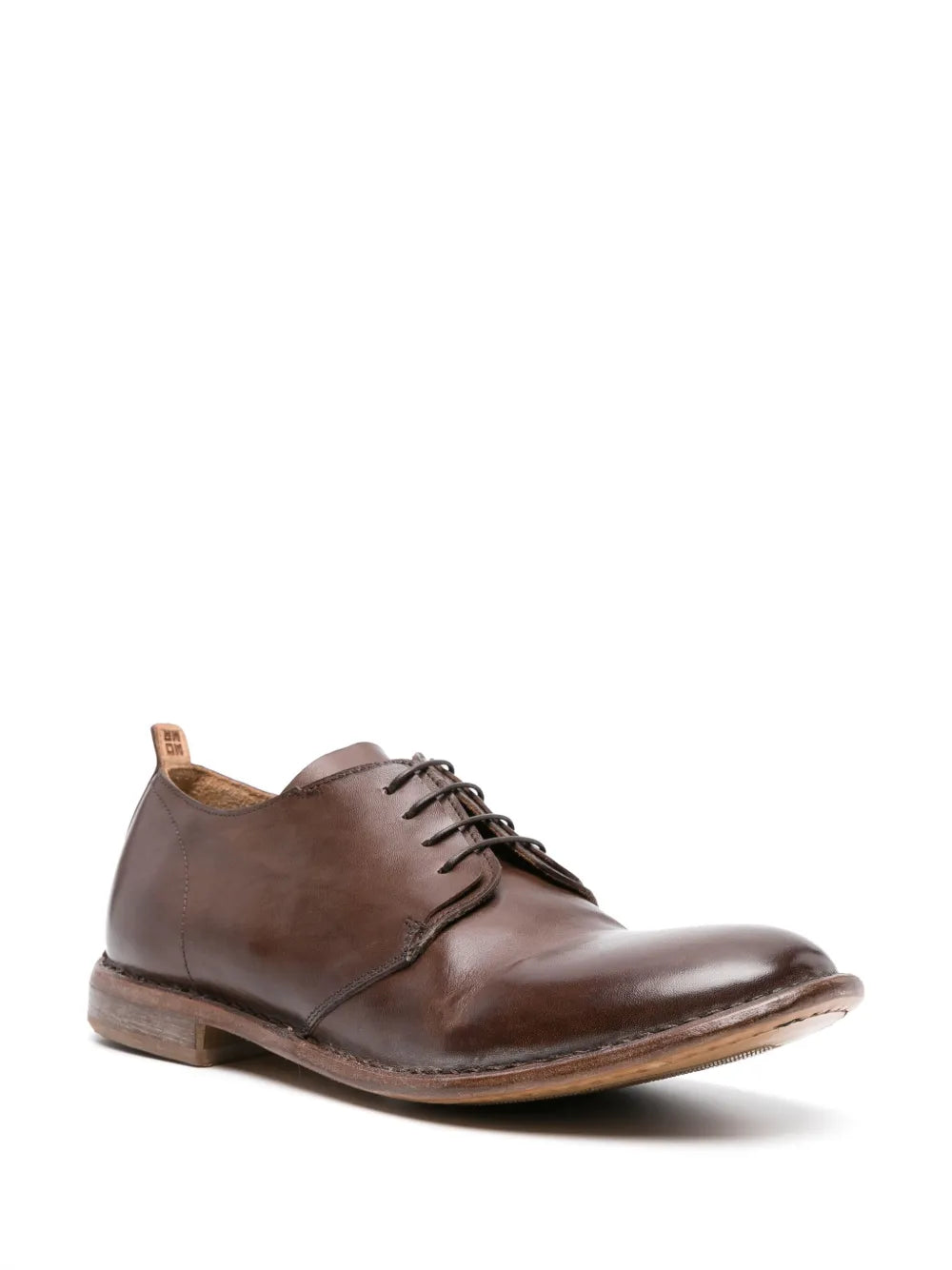 Moma round-toe leather Derby shoes