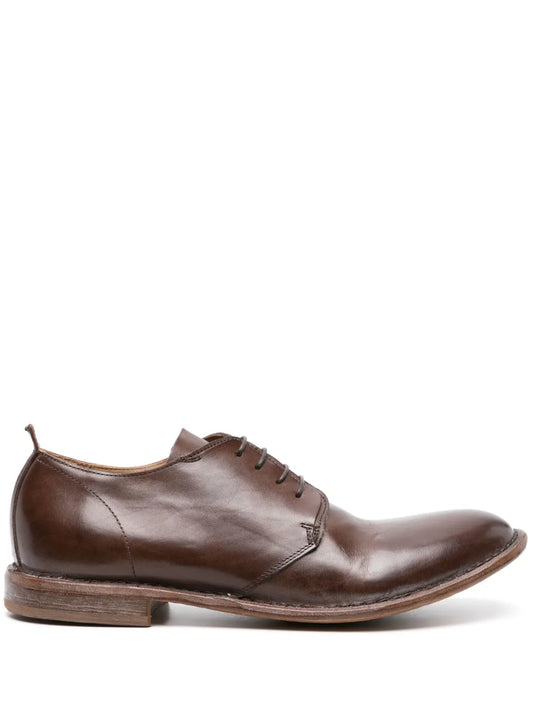 Moma round-toe leather Derby shoes