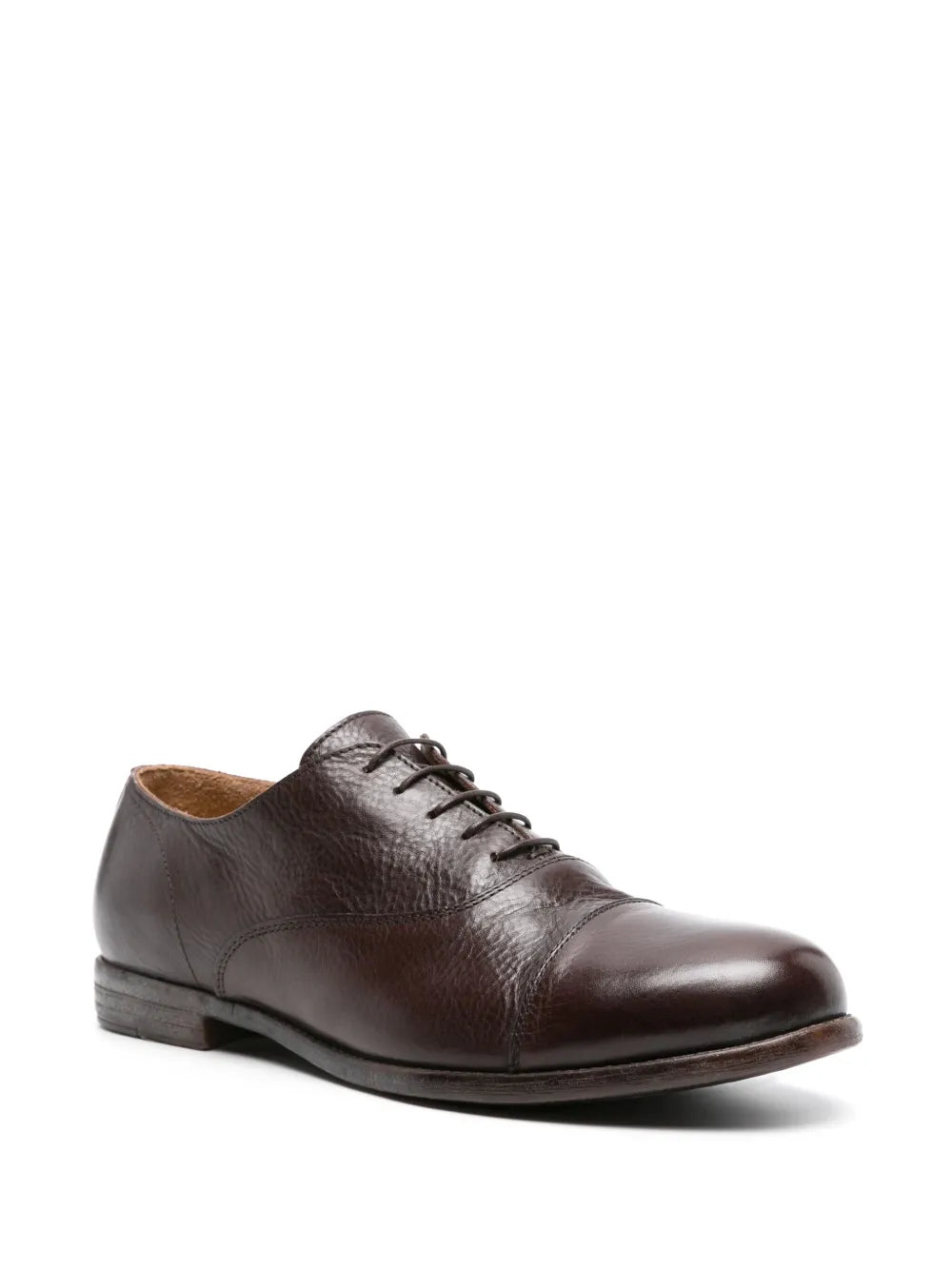Moma grained-leather Oxford shoes