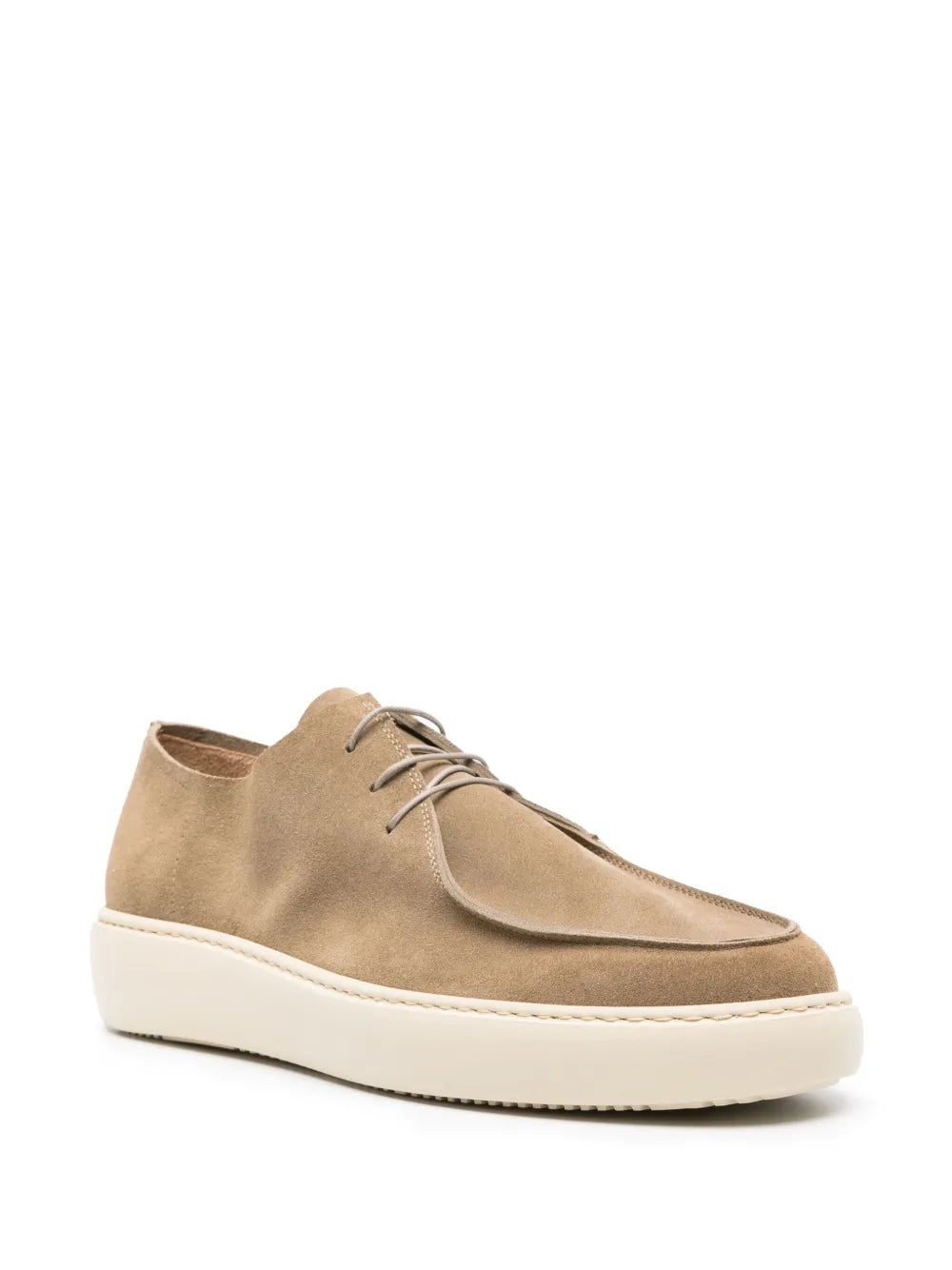 Moma square-toe suede Derby shoes