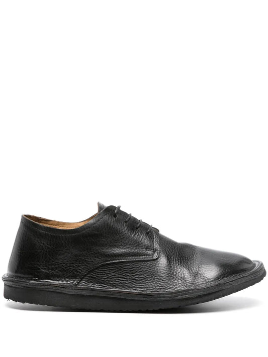 Moma grained-leather Derby shoes