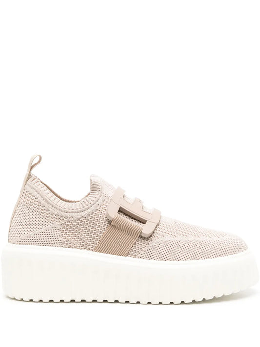 Hogan knitted wedge sneakers