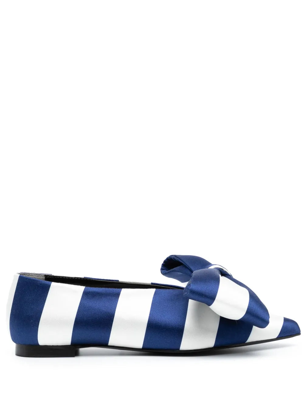 Kimhekim Monroe striped ballerina shoes