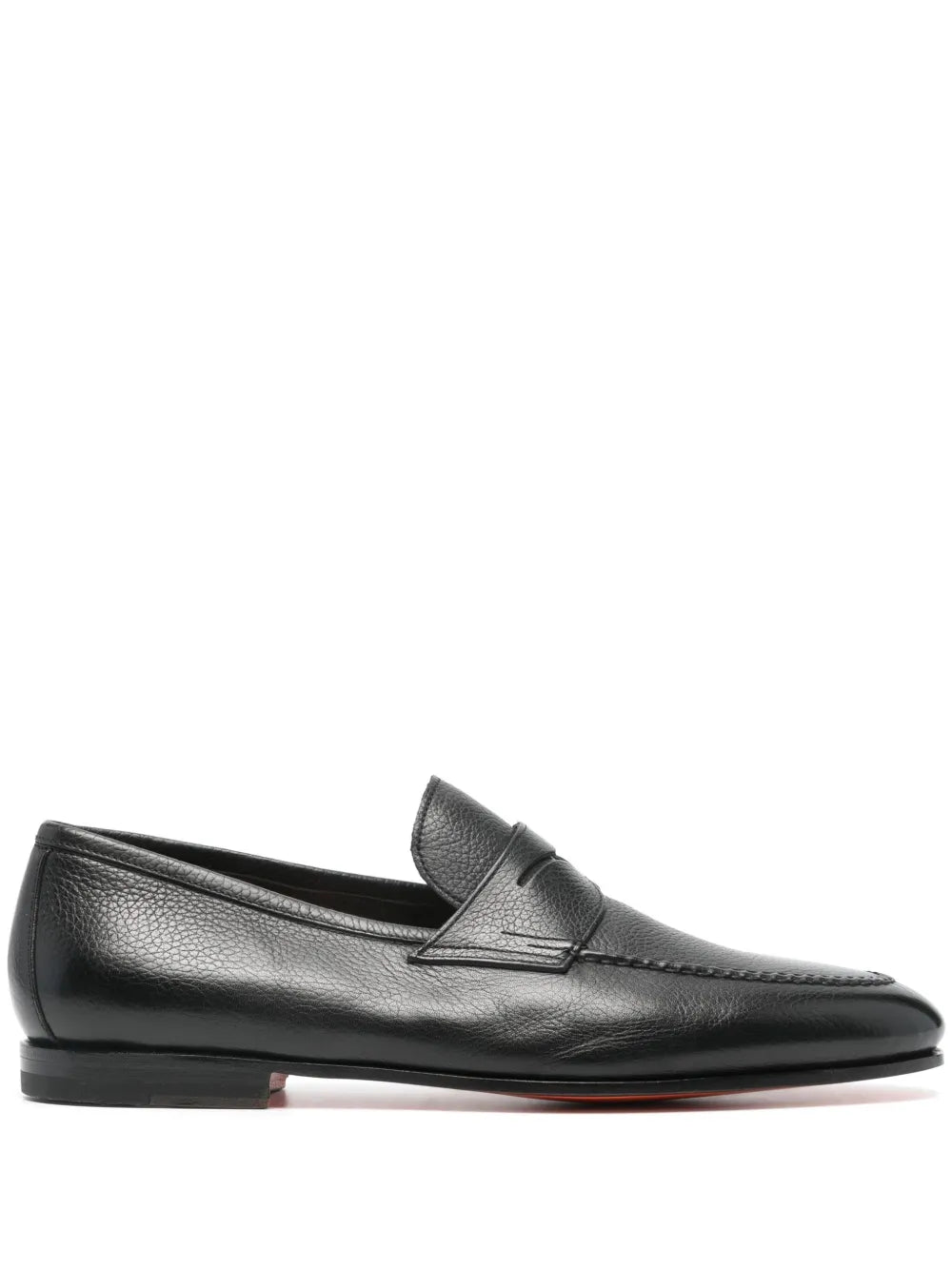 Santoni penny-slot leather loafers