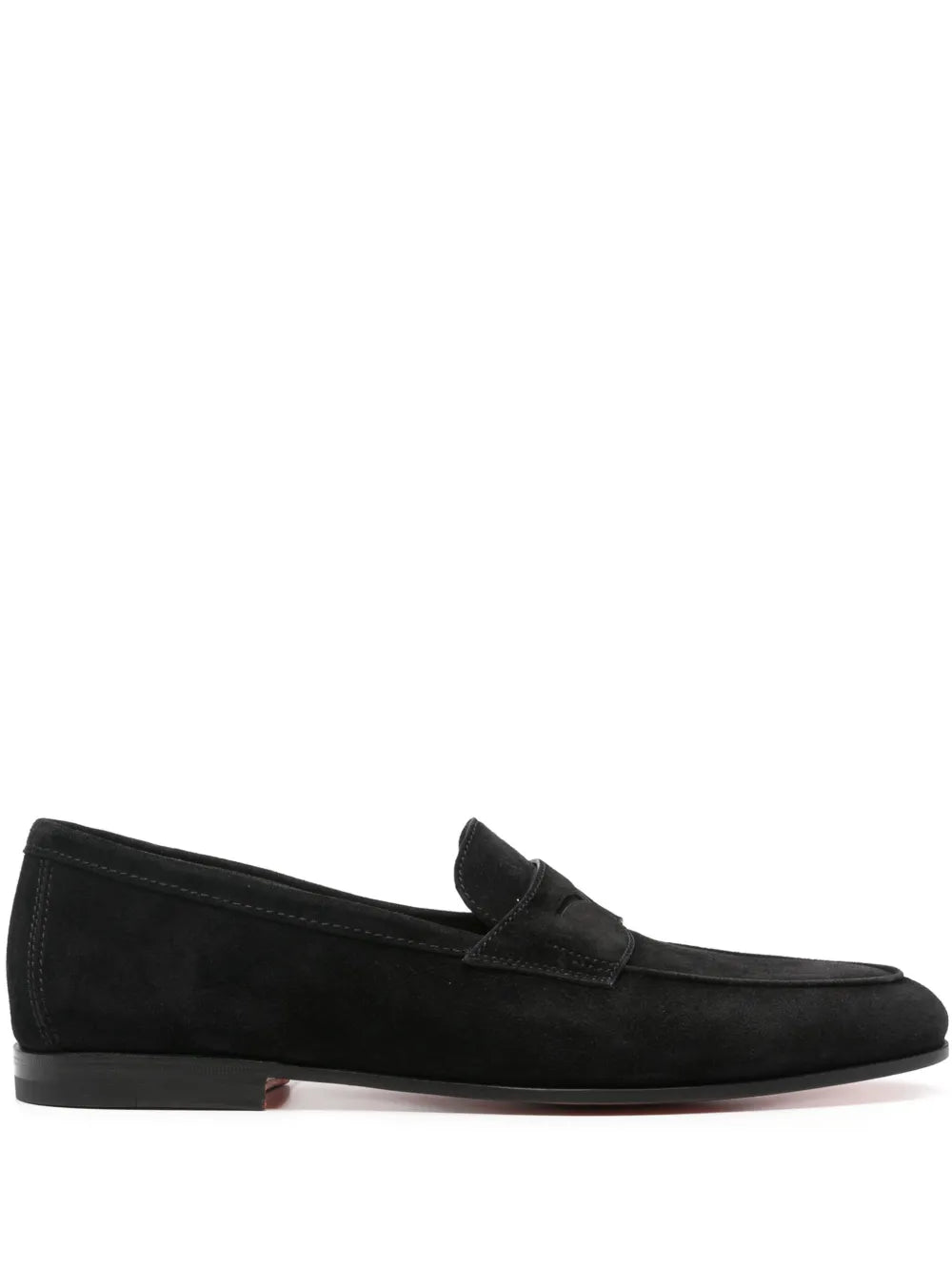 Santoni Carlo suede loafers