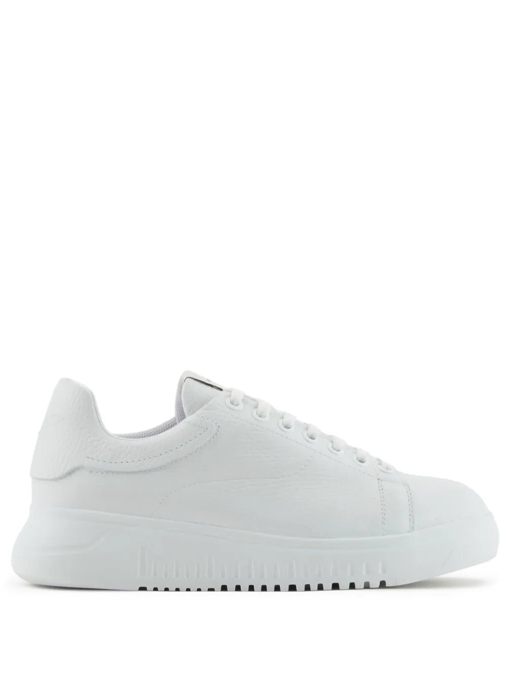 Emporio Armani grained-leather sneakers